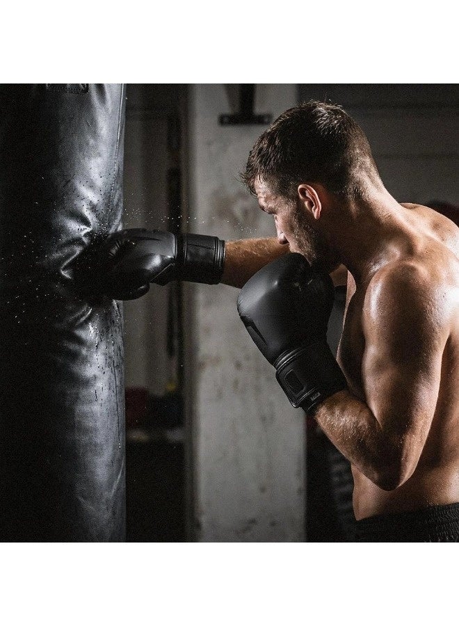 شيبشيب قفازات ملاكمة للنخبة للشباب / البالغين مزودة بحزام إغلاق معزز بخطاف وحلقة وكف مهوي، مثالية للملاكمة، السبارينغ، وتدريبات الفنون القتالية المختلطة (MMA). - Image 3